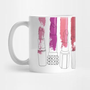 Lipstick Stripes Mug